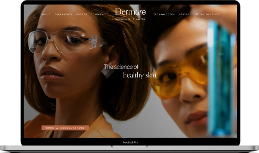 Blow Media - Dermure Brand Image